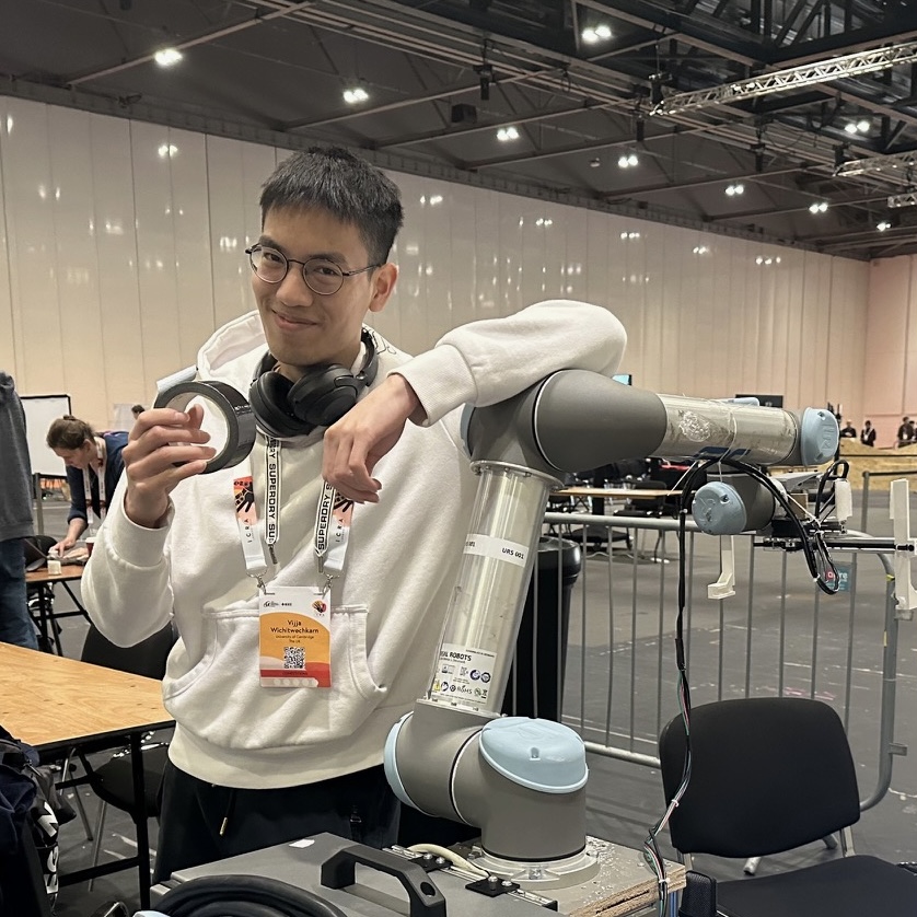 Me standing with the robot